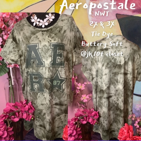Aeropostale Other - ⬇️LOWEST❌ NWT AEROPOSTALE 2X TIE DYE GREEN NIGHTGOWN